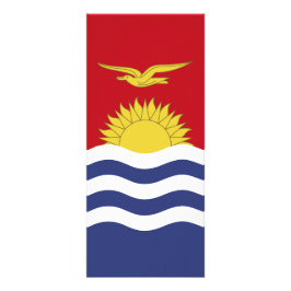 Carte Publicitaire Drapeau de Kiribati