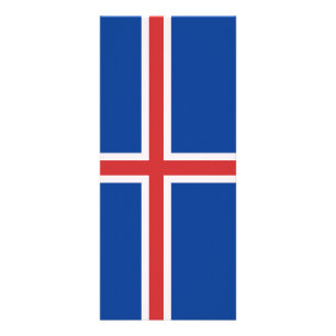 Carte Publicitaire Drapeau de l'Islande