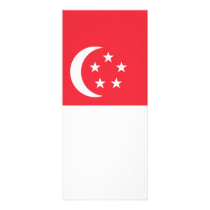 Carte Publicitaire Drapeau de Singapour