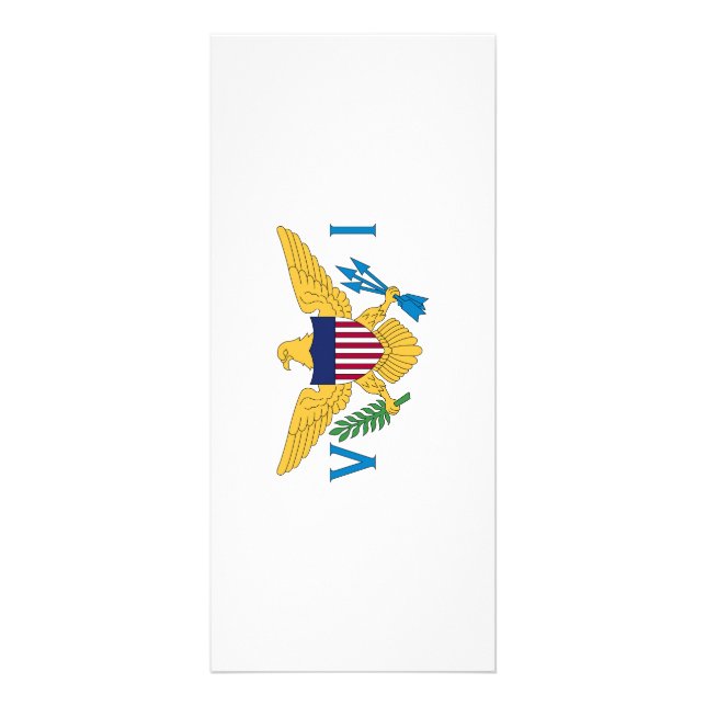 Carte Publicitaire Drapeau des îles Vierges américaines (Devant)