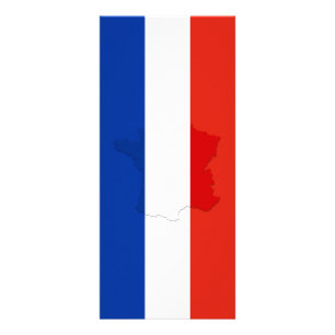 Carte Publicitaire drapeau français