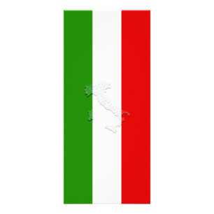 Carte Publicitaire Drapeau italien