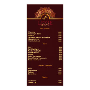 Carte Publicitaire Elégante et Classy Hair Stylist