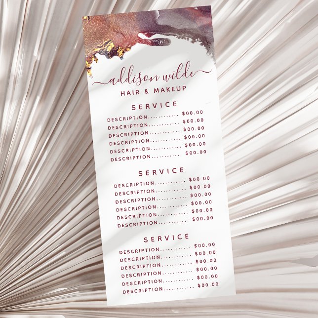 Carte Publicitaire Encre D'Aquarelle Liquide D'Art Moderne Purple Et  (Créateur téléchargé)