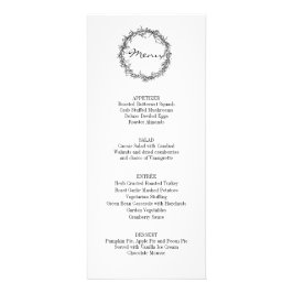 Carte Publicitaire Floral Rustique Donner Merci Thanksgiving Diner Me