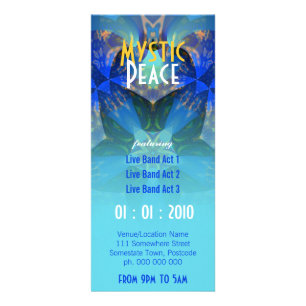 Carte Publicitaire Flyer de l'événement Mystic Peace