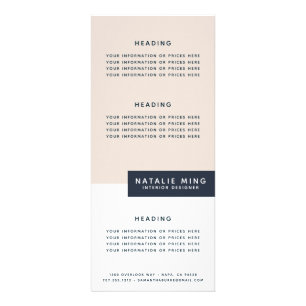 Carte Publicitaire Géométrique moderne