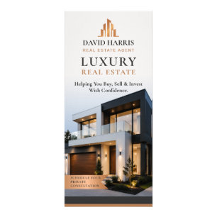 Carte Publicitaire Immobilier de Luxe Moderne Marketing de l'Agent