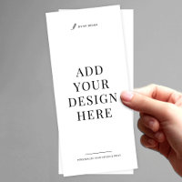 Impression de flyers personnalisés 4x9" Télécharge