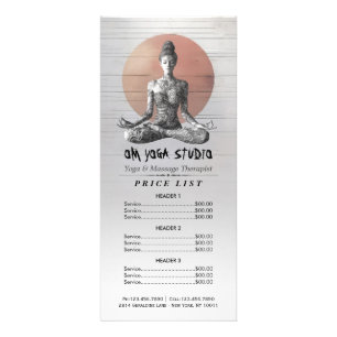 Carte Publicitaire Instructeur de méditation Yoga Reiki Master Lotus 