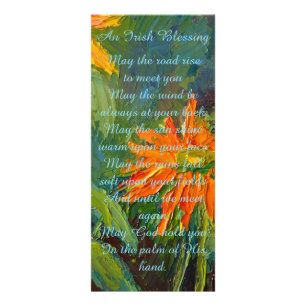 Carte Publicitaire Jolie Fleur de cône coeur Condoléances Prière