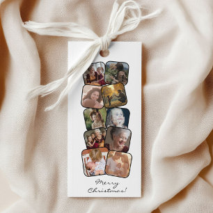 Carte Publicitaire Joyeux Noël 10 Photo Collage Signet