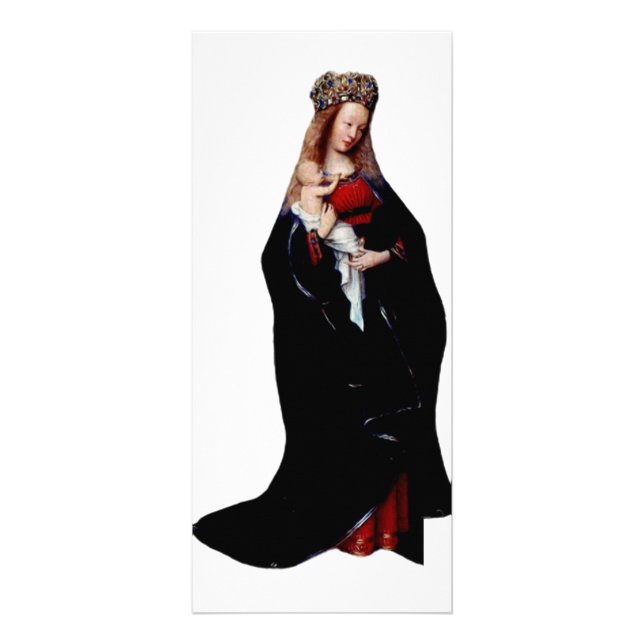 Carte Publicitaire La Vierge dans l'Eglise par Jan van Eyck (Devant)