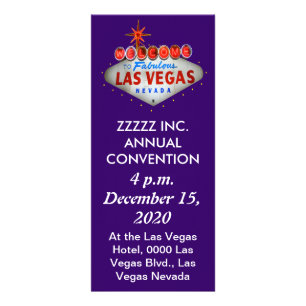 Carte Publicitaire Las Vegas Convention / Flyers