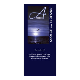 Carte Publicitaire Le vol d'aviation pilote le marketing d'affaires