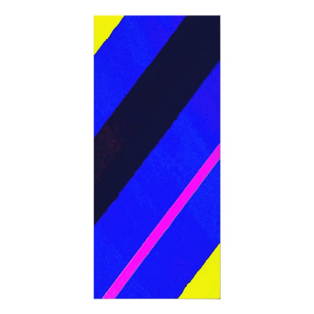 Carte Publicitaire Lignes colorées (Devant)
