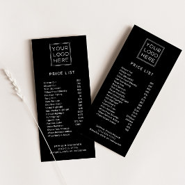 Carte Publicitaire Logo personnalisé professionnel | Services Tarifs
