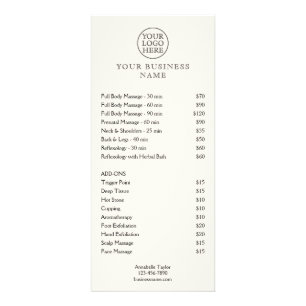 Carte Publicitaire Logo vintage