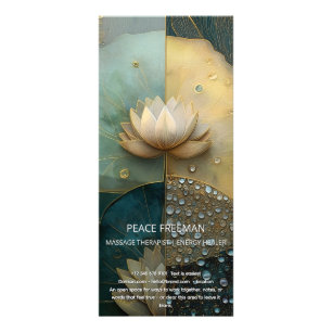 Carte Publicitaire Lotus Reverie   Conception de fleur de lotus