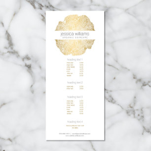 Carte Publicitaire Luxe Wood Effet Art