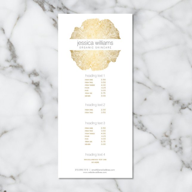 Carte Publicitaire Luxe Wood Effet Art (Créateur téléchargé)