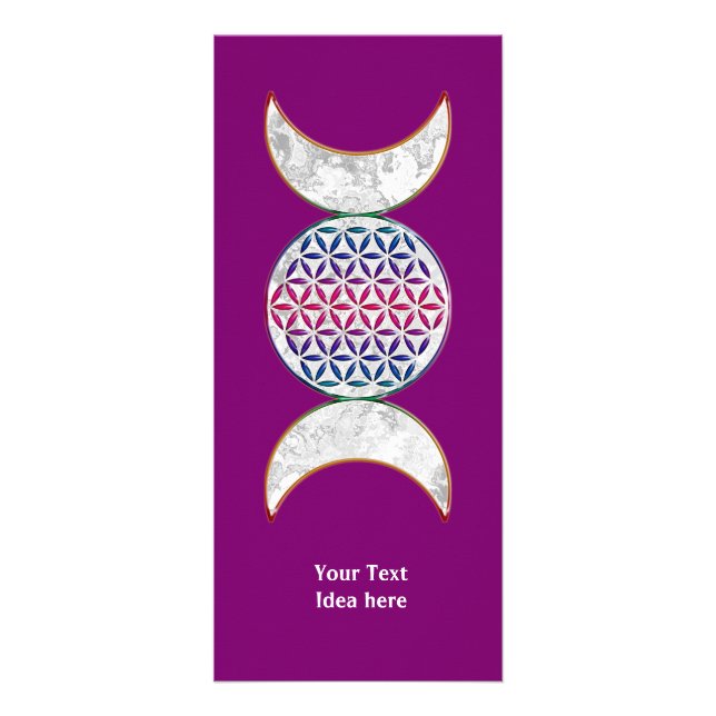 Carte Publicitaire Magie Triple Moon - Spirit Flower Of Life 2 (Devant)