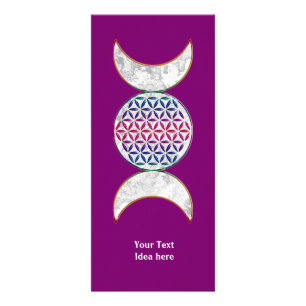 Carte Publicitaire Magique Triple Moon - Fleur d'Esprit de la vie 2