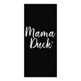 Carte Publicitaire Mama Duck, Cute Duck, Mors Day, Cadeaux Maman