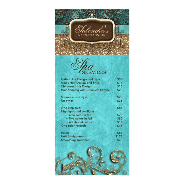 Carte Publicitaire Maquillage Artiste Tannage Mode ongle Parties scin (Devant)