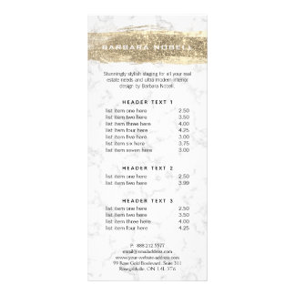 Carte Publicitaire Marbre blanc de peinture de Parties scintillant en