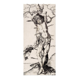 Carte Publicitaire Martyre de Saint-Sébastien par Martin Schongauer