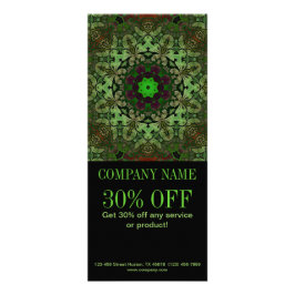 Carte Publicitaire massothérapeute holistique Yoga Mandala