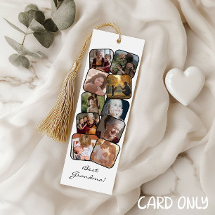 Carte Publicitaire Meilleur Signet de collage photo Grandma 10