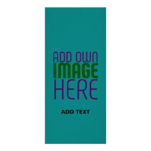 CARTE PUBLICITAIRE MODÈLE DE TEXTE D'IMAGE VERTE TURQUOISE MODERNE
