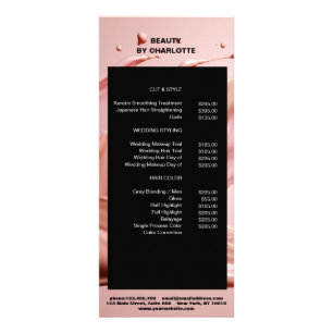 Carte Publicitaire Moderne, salon, maquillage, photo de beauté