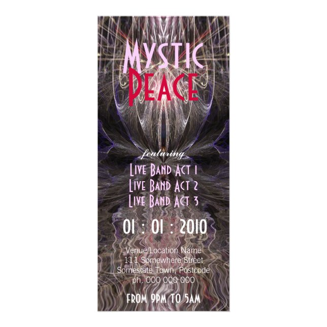 Carte Publicitaire Mystic Peace #02 Event Flyer (Devant)