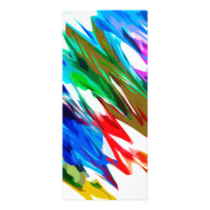 Carte Publicitaire Ondes colorées