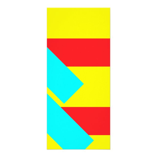 Carte Publicitaire Rectangles (Devant)