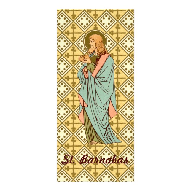 Carte Publicitaire Saint Barnabas l'apôtre (RLS 02; Style 2) (Devant)