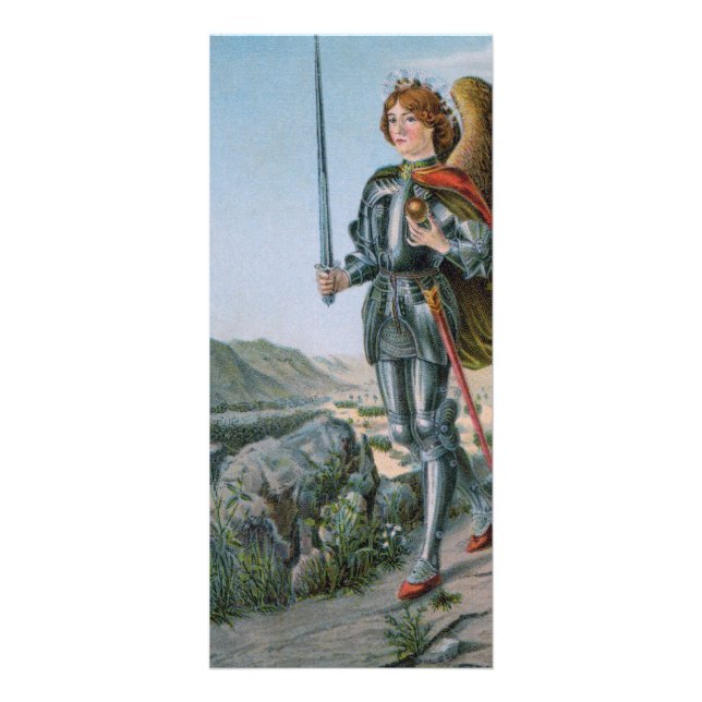 Carte Publicitaire Saint Michel l'Archange (détail ; M 017) (Devant)