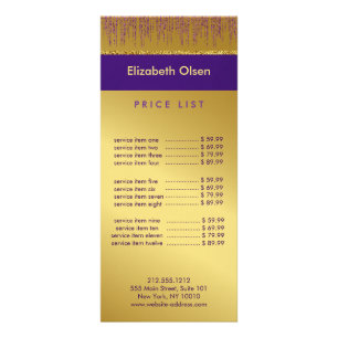 Carte Publicitaire Script de signature holographique Moderne Paillett