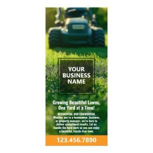 Carte Publicitaire Services de pelouse - Maigne, Edging Landscaping