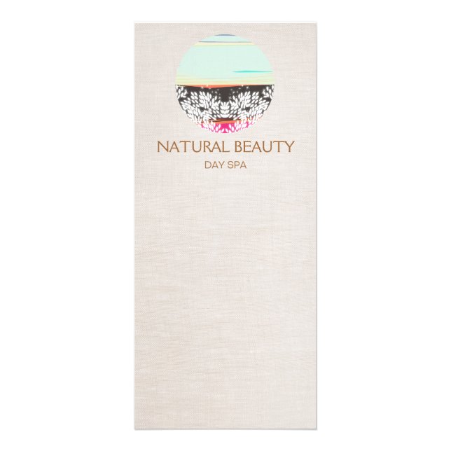Carte Publicitaire Soins naturels Beauté Spa Sunrise Logo No 2 (Devant)