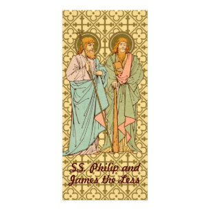 Carte Publicitaire SS. Philippe-et-Jacques-le-Mineur (RLS 15) Déplian