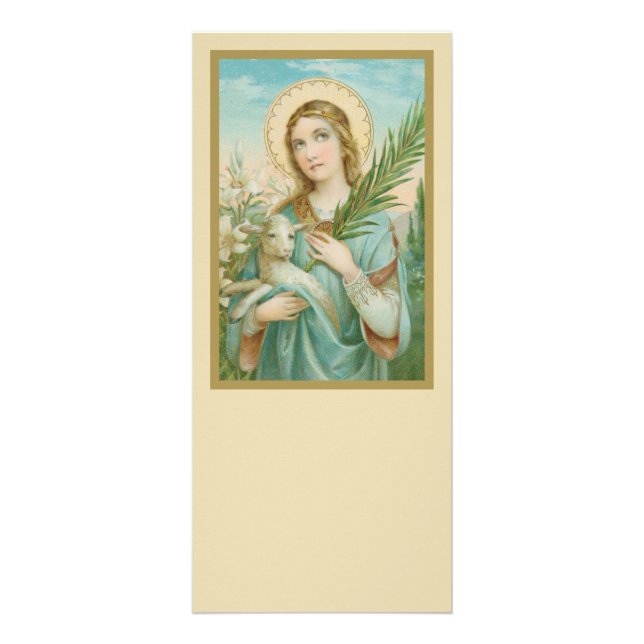 Carte Publicitaire St. Agnes de Rome (MH 01) (Devant)