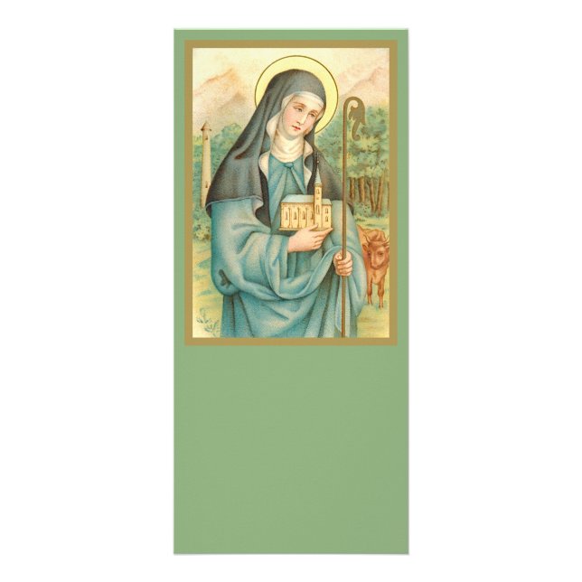 Carte Publicitaire St Brigid de l'Irlande (M 014) (Devant)