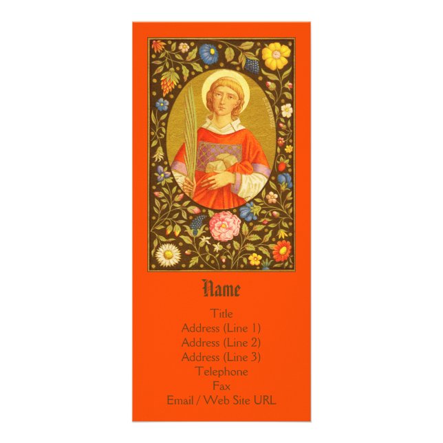 Carte Publicitaire St. Stephen le ProtoMartyr (PM 08) personnalisable (Devant)