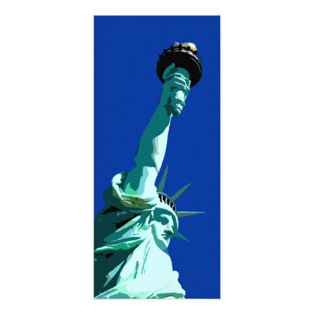 Carte Publicitaire Statue de Liberty Rack Card (Devant)