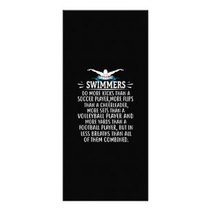 Carte Publicitaire Strong Swim Swimming Toxits For Men Women