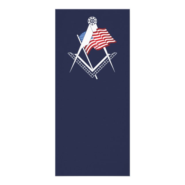 Carte Publicitaire Symbole de la franc-maçonnerie américaine (Devant)
